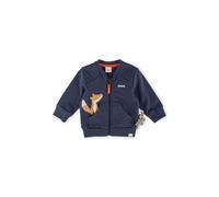 Sigikid Sweatjacke Baby Jungen Wild Fox Maillot de survêtement, Bleu foncé, 98 Bébé garçon