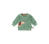 Sigikid T-shirt à manches longues pour enfants pour filles et garçons, vert, 24 mois