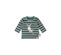 Sigikid T-shirt à manches longues pour enfants pour filles et garçons, vert, 6 mois