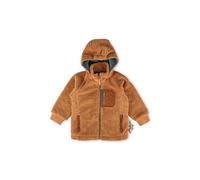 Sigikid Teddyjacke Mini Jungen Wild Fox Veste en Peluche, Marron, 98 Garçon