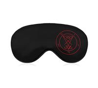 Sigil of Lucifer Sleep Eye Mask Soft Eye Covers Blocking Lights Bandeau avec sangle réglable pour la sieste de voyage