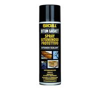 SIGILL, Bitum Gasket Spray bitumineux imperméabilisant et scellant, adhère sur tous les matériaux, suravernable, empêche la corrosion et le vieillissement, fabriqué en Italie, 500 ml