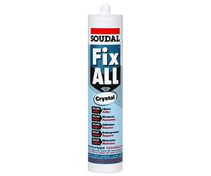 SIGILLANTE ADESIVO FIX ALL CRYSTAL - ml.290 trasparente Q.TA 2