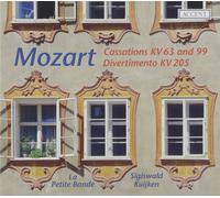 Mozart, W.A. - Cassations Kv63 & 99-Divertimento Kv205 [Import]