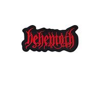SigitasTrading Behemoth Death Metal Gold Shild Écusson Patch en Fer brodé sur Accessoire
