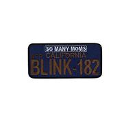 SigitasTrading Blink 182 Smiley Écusson Patch en Fer brodé sur Accessoire