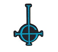 SigitasTrading Ghost Blue Heavy Metal Band Écusson Patch en Fer brodé sur Accessoire