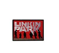 SigitasTrading Linkin Park White Red Écusson Patch en Fer brodé sur Accessoire