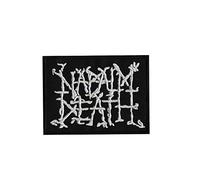 SigitasTrading Napalm Death Anarcho Punk Grindcore D Écusson Patch en Fer brodé sur Accessoire
