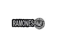 SigitasTrading Ramones Silver Écusson Patch en Fer brodé sur Accessoire
