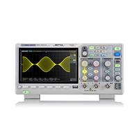 Siglent Série SDS1000X-E Oscilloscope Super phosphore, 2 + EXT Canal, 200 MHz de largeur de bande, 7 Mpts/CH profondeur de mémoire, moniteur 7"