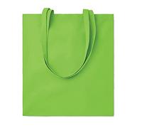 Siglo XXI Publicidad Sac en coton avec poignées longues multicolores. Lot de 10 pièces. De 140 g/m². Taille 38x42 cm. Cadeaux, achats, loisirs créatifs, foires, mariages, magasins.