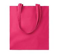 Siglo XXI Publicidad Sac en coton avec poignées longues multicolores. Pack de 10 pièces. De 140 g/m². Taille 38x42 cm. Cadeaux, Achats, Artisanat, Foires, Mariages, Boutiques.