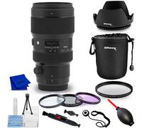 Sigma 50-100mm F/1.8 Dc HSM Art Objectif pour Nikon F - 10PC Accessoire Bundle