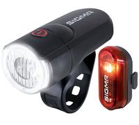 Sigma Aura 30 Curve Set 15970 Lampe Vélo 30 Lux Stvzo Lumière de Vélo LED 40 M
