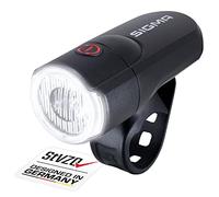 Sigmaitalia Lumière avant Aura 30 – LED 30 lux, à piles, 2 modes, Noir, 8h