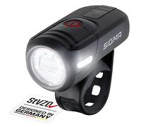 SIGMA Aura 45 | éclairage vélo LED 45 lux | éclairage Avant à Batterie | 3 Modes d'éclairage | éclairage Avant résistant aux intempéries & Rechargeable