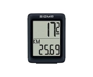 SIGMA BC 5.0 WR | Ordinateur de vélo Filaire avec 5 Fonctions | Ordinateur de vélo pour débutants | Facile à Utiliser avec de Grandes Touches et Une présentation Claire
