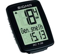 Sigma BC 7.16 ordinateur de vélo transmission par câble avec capteur de roue (07160)