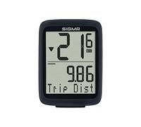 Sigmaitalia Compteur de vélo BC 8.0 WL ATS - sans fil, 8 fonctions - Noir/Gris