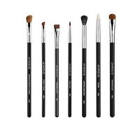 Sigma Beauty Basic Eye Brush Lot De 7 - Pinceau De Maquillage Pour Fard à Paupières - Fard à Paupières, Sourcils, Maquillage Pour Les Yeux Et Pli Coupé - Pinceaux De Maquillage, Fibres Synthétiques