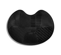Sigma Beauty Spa® Express Tapis De Nettoyage pour Pinceaux De Maquillage - Tapis en Caoutchouc De Silicone, avec Ventouses - Plusieurs Textures, Petit, Portable Et Facile à Transporter - Noir
