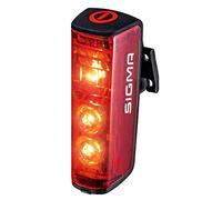 Sigmaitalia Feu arrière Blaze Flash – LED USB, visibilité 500 m – Noir Red