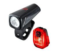 SIGMA Buster 150/Nyte 10 Set | Kit d'éclairage pour vélo avec feu Avant et arrière | USB-C | Feu Avant avec 5 Modes d'éclairage | Feu arrière avec Une visibilité de 500 m, Mode Flash Inclus