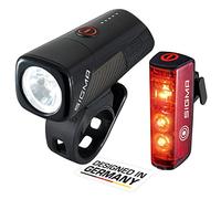 Sigma- Buster 400 FL ou Sigma Buster 400 FL/Blaze Flash | Lampe Frontale de vélo de 400 lumens | Lampe Frontale Rechargeable avec Cinq Modes d'éclairage | avec Fonction Quick Release