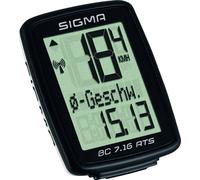 Sigma BC 7.16 ATS sans fil Ordinateur de vélo - Noir Zwart