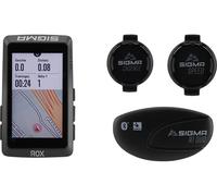 Sigma ROX 12.1 EVO Sensor Set - Night Grey GPS de vélo vélo Europe Bluetooth®, GPS, GLONASS