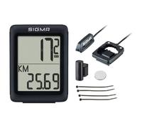 Sigmaitalia Compteur de vélo BC 5.0 WR – Noir/Gris