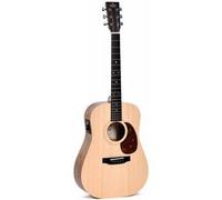Sigma DSME - Guitare électro-acoustique Dreadnought short scale - Naturel satiné