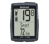 Sigma Eox View 700 Cycling Computer Clair Black