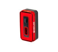 Sigmaitalia Feu arrière de vélo HIRO 70 – COB, homologué StVZO, USB-C, portée 500 m, sans outil