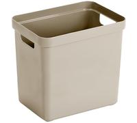 Sigma Home Boîte de rangement 25 L Beige