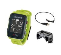 Sigma iD.TRI Montre de sport unisexe avec GPS Triathlon Vert fluo