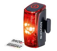 Sigmaitalia Feu arrière de vélo Infinity LED – 16h d'autonomie – Batterie