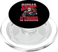Sigma is Coming Santa Rizzmas Funny Christmas 2025 Holiday PopSockets PopGrip pour MagSafe