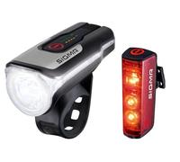 Kit déclairage de vélo aura 80 fl / Blaze Set led à batterie noir - noir - Sigma