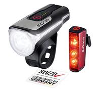 Sigma Sport Aura 80 + Blaze Set Feu arrière + feu avant (set) LED
