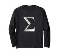 Sigma Lettre de l'alphabet Grec Symbole Manche Longue