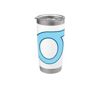 Sigma minuscule - Dix-huitième lettre de l'alphabet grec Gobelet isotherme en acier inoxydable double paroi