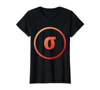 Sigma Minuscule - Dix-huitième Lettre de l'alphabet Grec T-Shirt Graphique avec Valeur