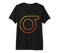 Sigma Minuscule - Dix-huitième Lettre de l'alphabet Grec T-Shirt Haut de Gamme