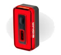 SIGMA NYTE 70 | Feu arrière de vélo COB avec feu stop intégré | avec feu stop d'urgence | fonction de recharge USB-C | portée de 500 m | montage sans outils