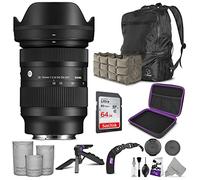 Sigma Objectif contemporain 28-70 mm f/2.8 DG DN pour monture Sony E avec accessoires Altura Photo Advanced et Travel Bundle