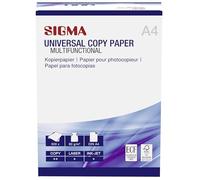 SIGMA Papier a4, papier imprimante blanc, 500 feuilles, 80 g/m², feuille pour imprimantes, bureau