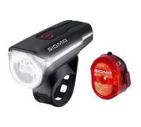 Sigma Phare de vélo AURA 60 / Nugget Set LED à batterie noir