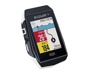 SIGMA ROX 11.1 Evo White Sensor Set | Ordinateur de vélo sans Fil GPS & Navigation avec capteurs de Vitesse, de fréquence Cardiaque et de Cadence | Navigation GPS extérieure avec Mesure de l'altitude